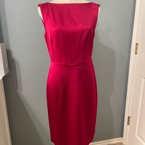 Banana Republic Fuchsia Midi Dress